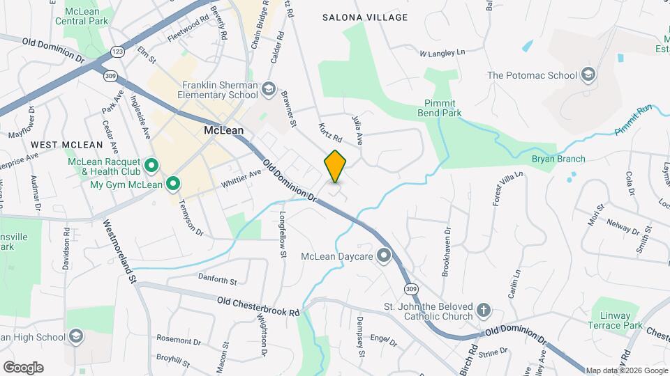 6683 McLean Dr Mapa y Detalles de la Ubicación