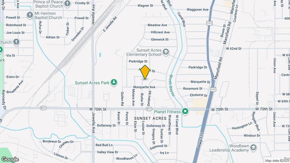 6637 Burke St Map and Location Details