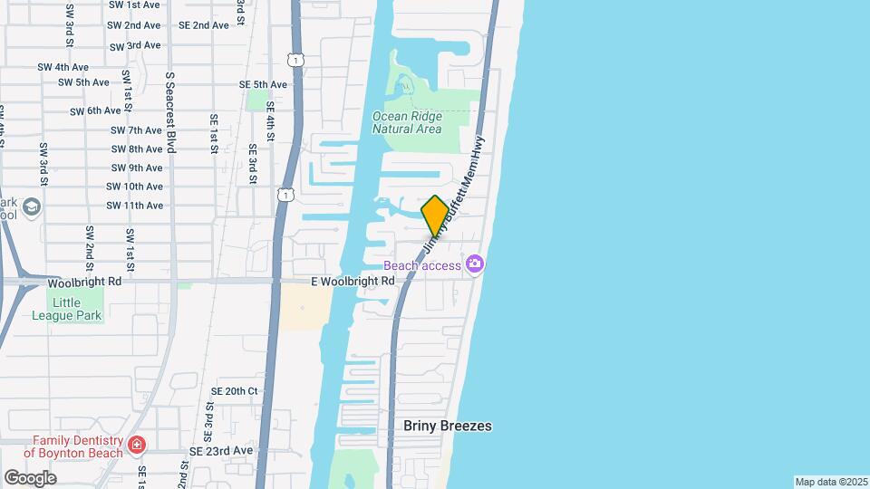 5615 N Ocean Blvd Map and Location Details