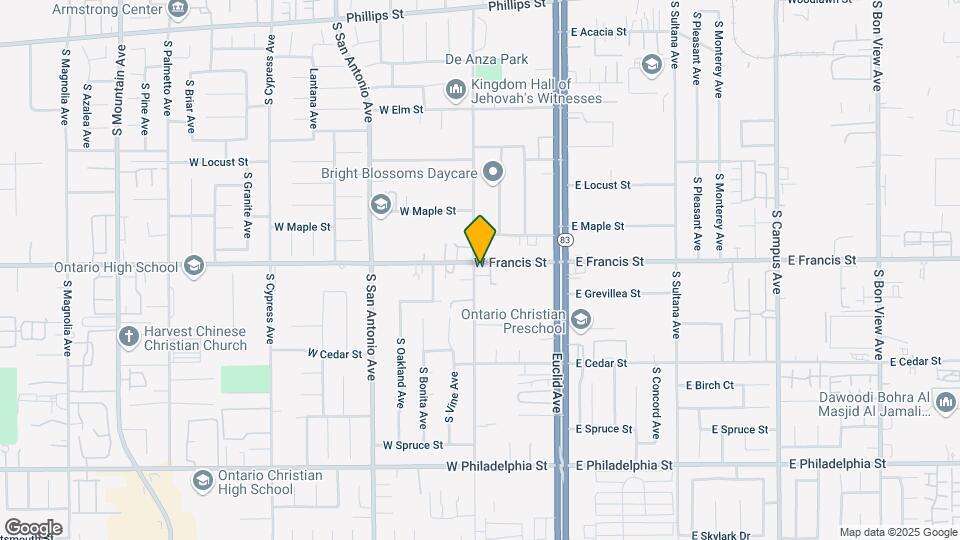 323 W Francis St Map and Location Details