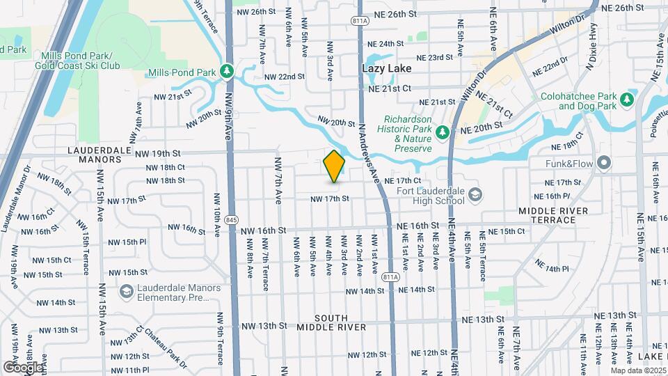 1733 NW 3rd Ave Mapa y Detalles de la Ubicación