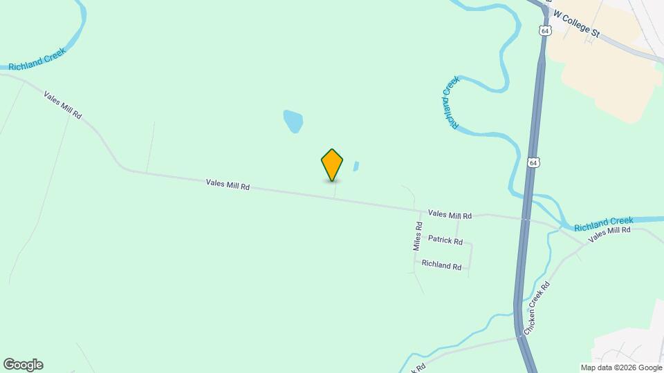 1816 Vales Mill Rd Map and Location Details