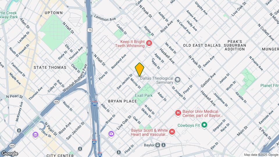 1502 Villars St Map and Location Details