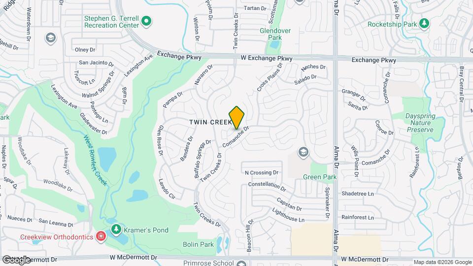 1508 Comanche Dr Map and Location Details