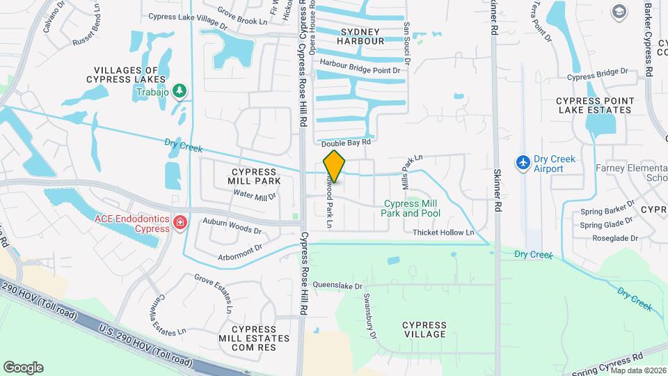 14706 Windwood Park Ln Map and Location Details