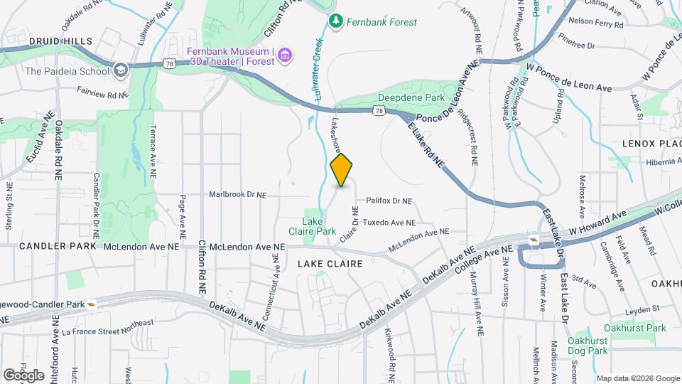 487 Lakeshore Dr NE Map and Location Details