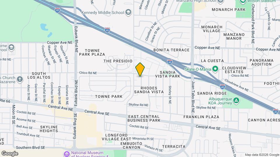 517 Ida Pl NE Map and Location Details