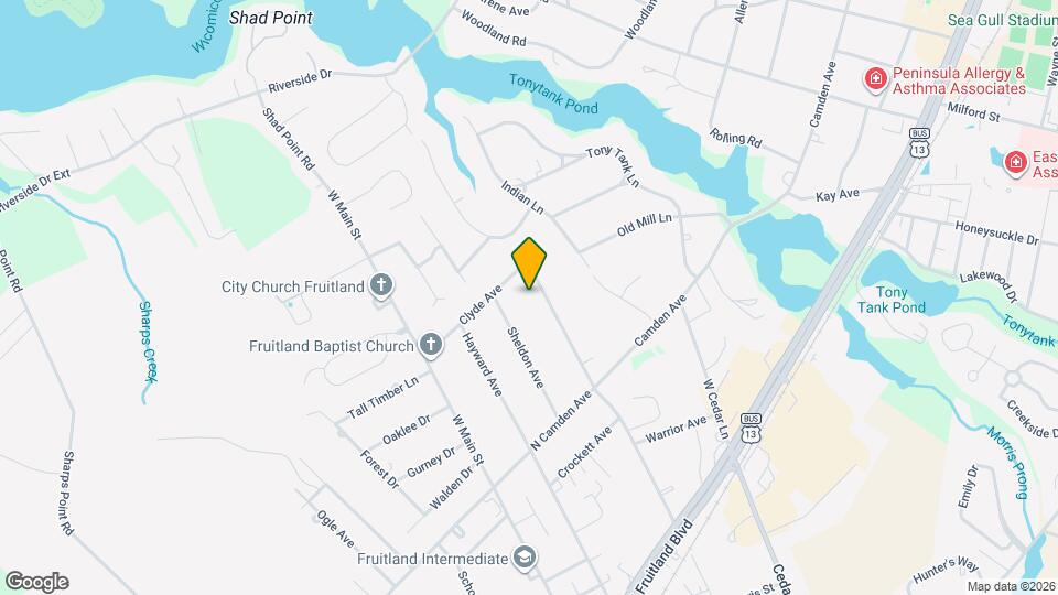 514 Clyde Ave Map and Location Details