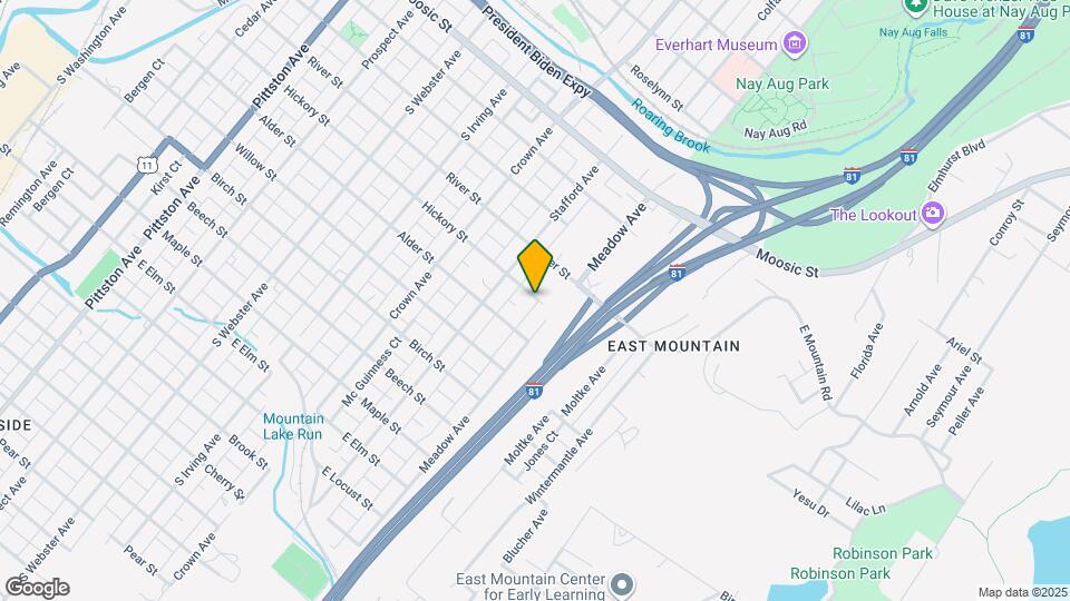 1022 Hickory St Map and Location Details