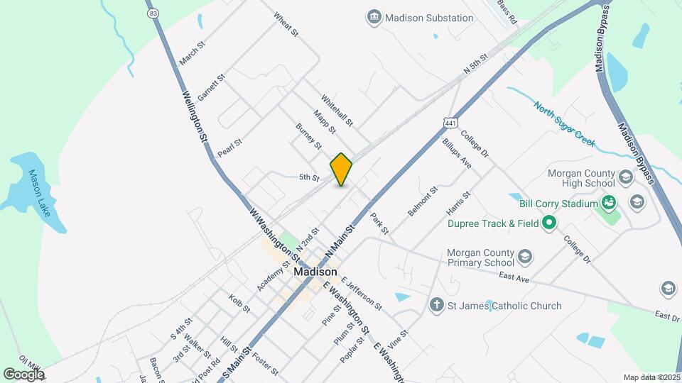 299 N 2nd St Map and Location Details