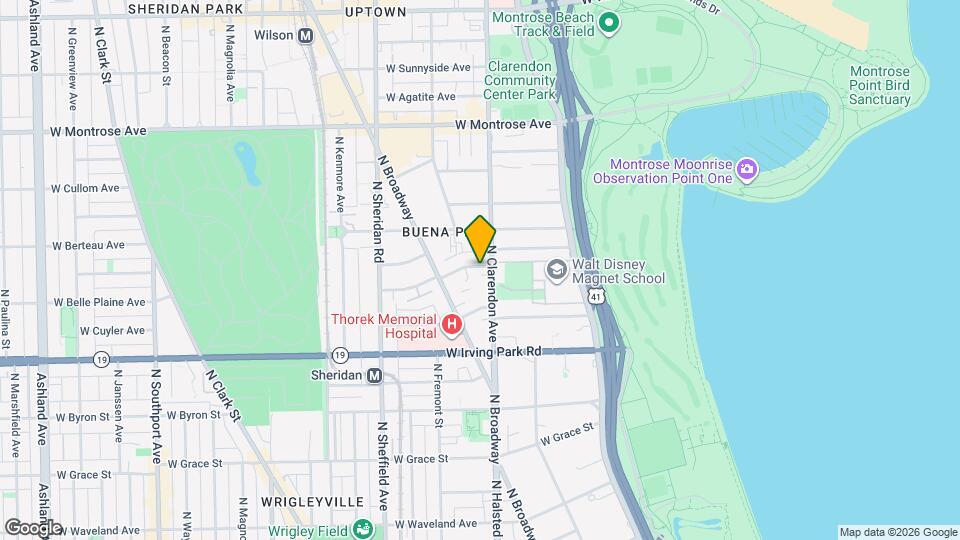 817 W Belle Plaine Ave Map and Location Details