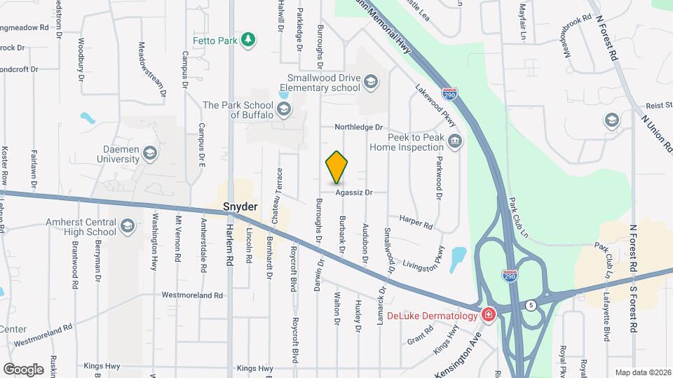 114 Burbank Dr Map and Location Details