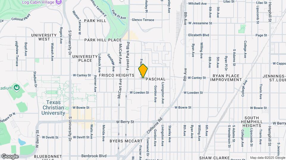 2803 Frazier Ave Map and Location Details