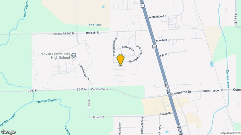 1216 N Aberdeen Dr Map and Location Details