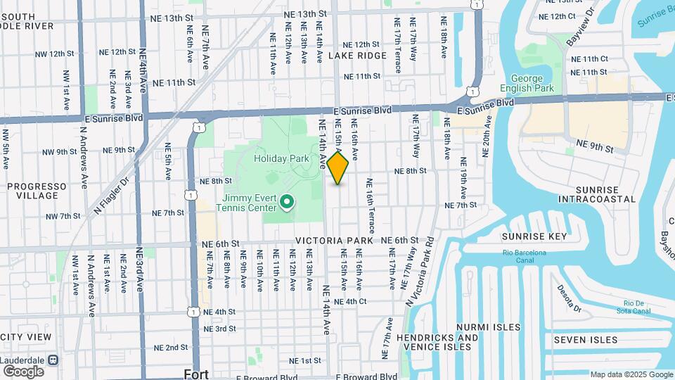 723 NE 15th Ave Map and Location Details