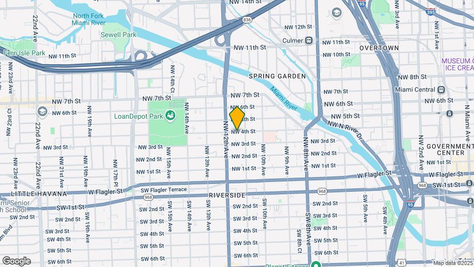 1140 NW 4th St Map and Location Details