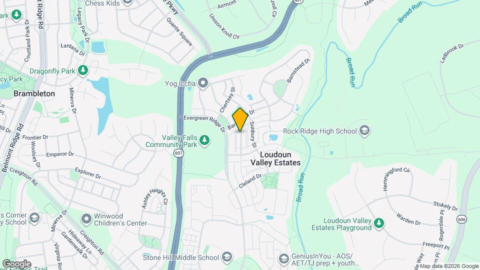 23109 Dunlop Heights Terrace Map and Location Details