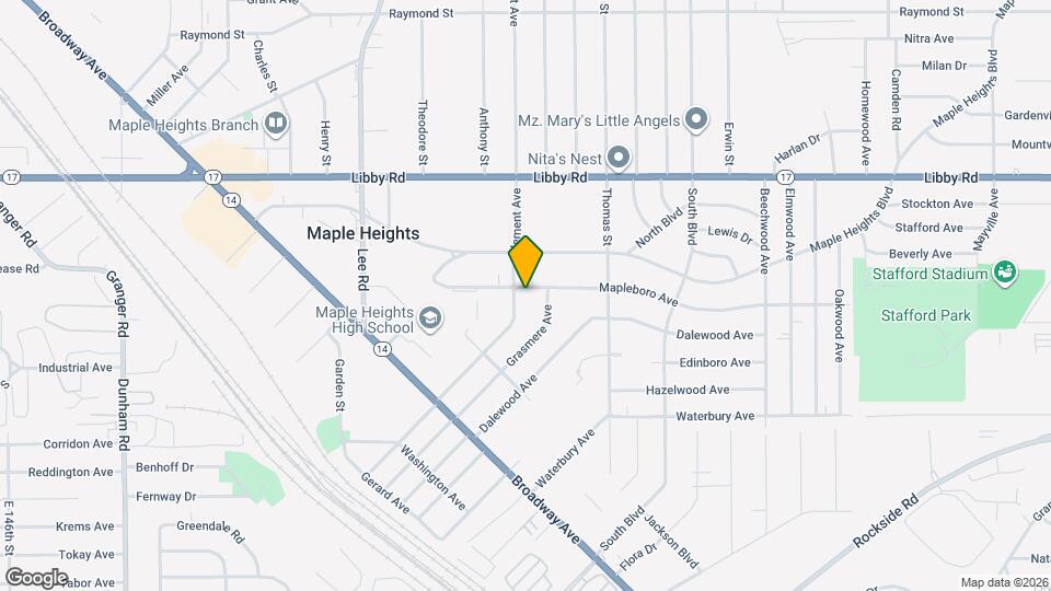 17206 Mapleboro Ave Map and Location Details