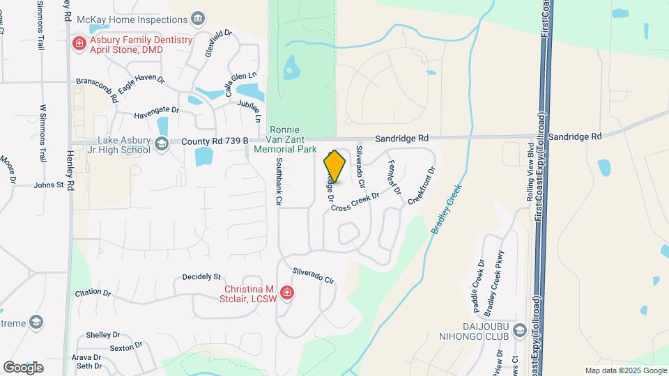 2735 Creek Ridge Dr Map and Location Details