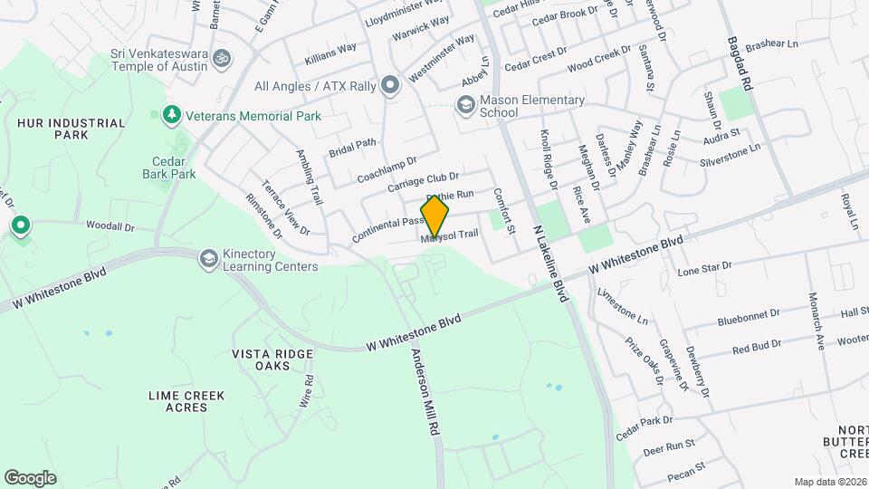 1910 Marysol Trail Map and Location Details