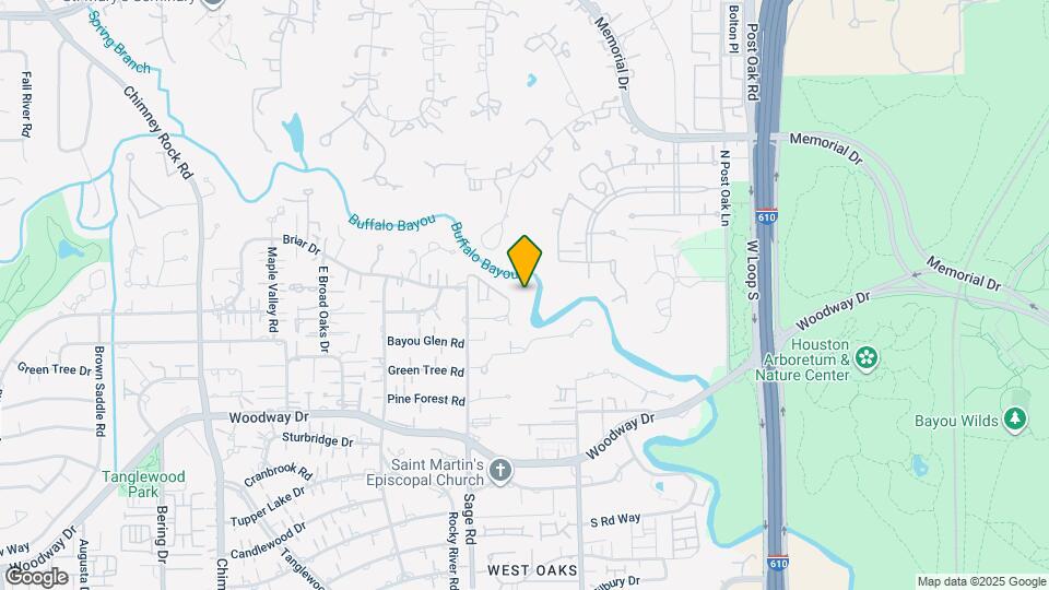 5111 Bayou Timber Ln Map and Location Details