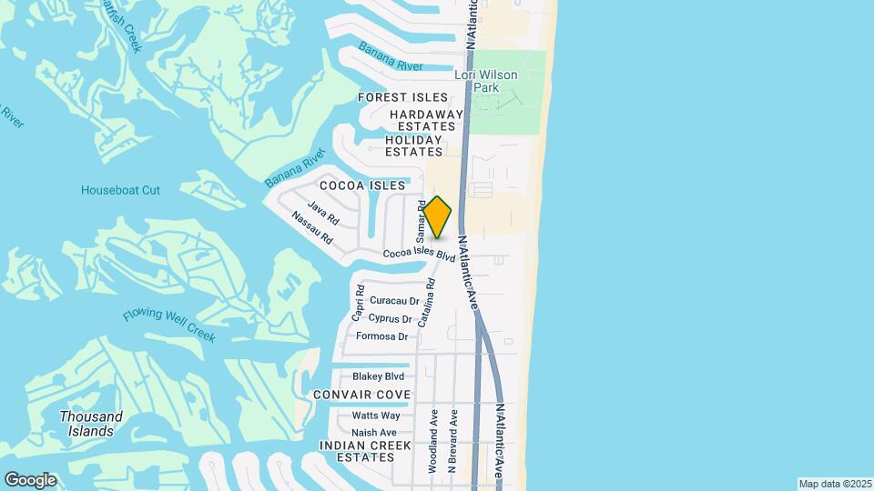 201 Cocoa Isles Blvd Map and Location Details
