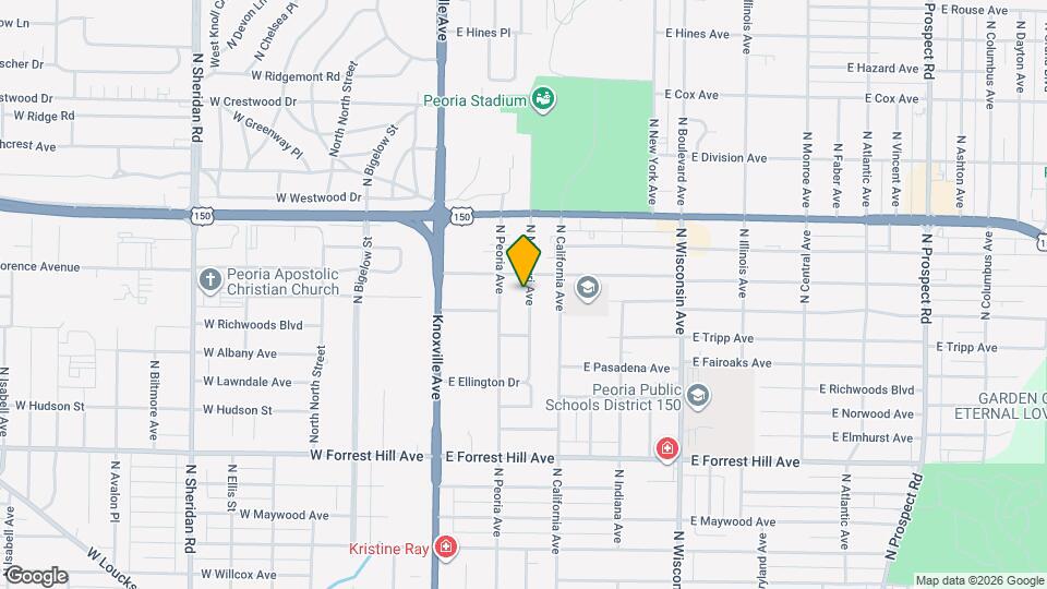 3501 N Missouri Ave Mapa y Detalles de la Ubicación