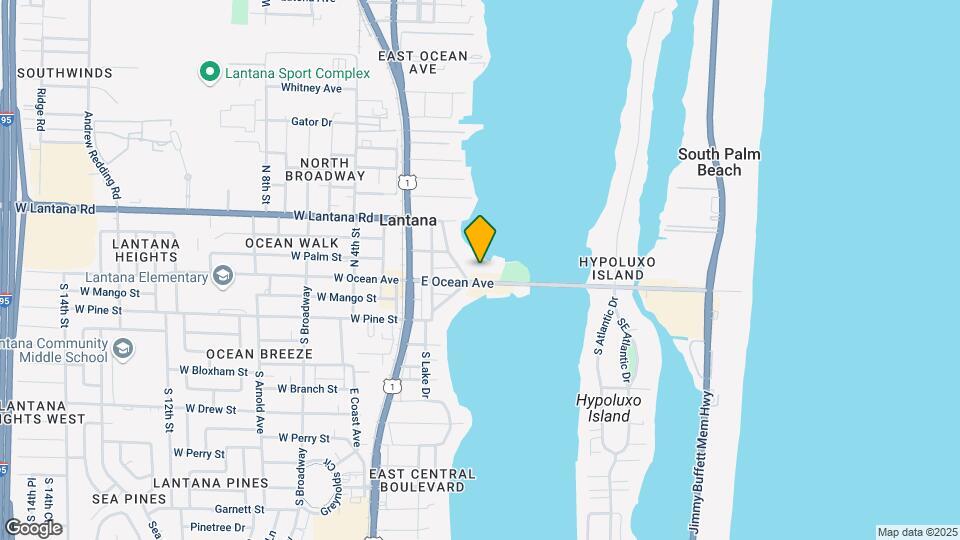 309 E Ocean Ave Map and Location Details