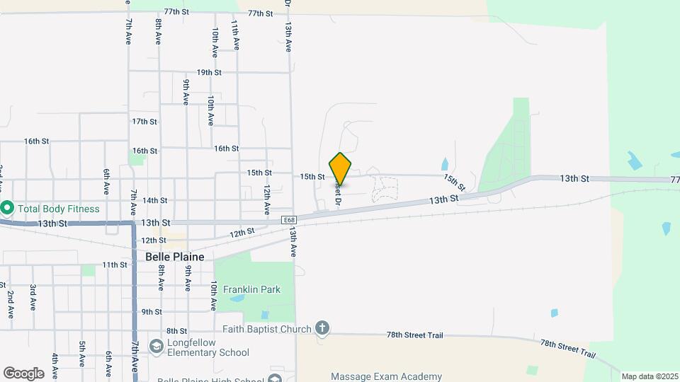 Belle Plaine Village Map and Location Details