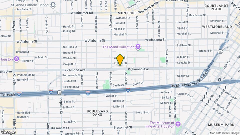 1630 Richmond Ave Map and Location Details