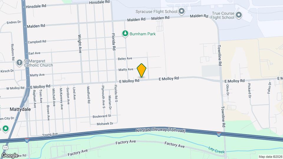 813 1/2 E Molloy Rd Map and Location Details