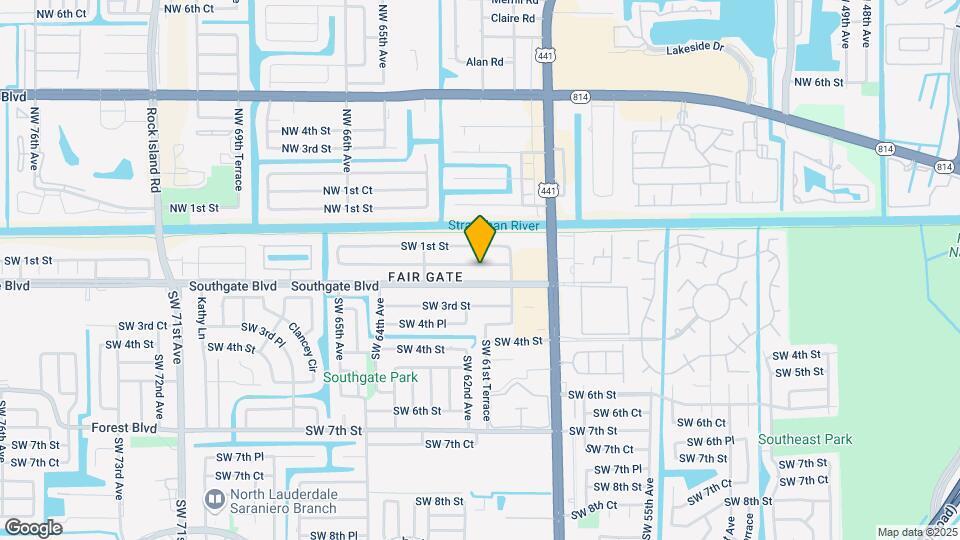 6128 SW 2nd St Mapa y Detalles de la Ubicación