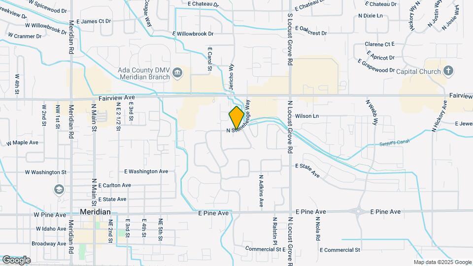 1448 N Shire Pl Map and Location Details