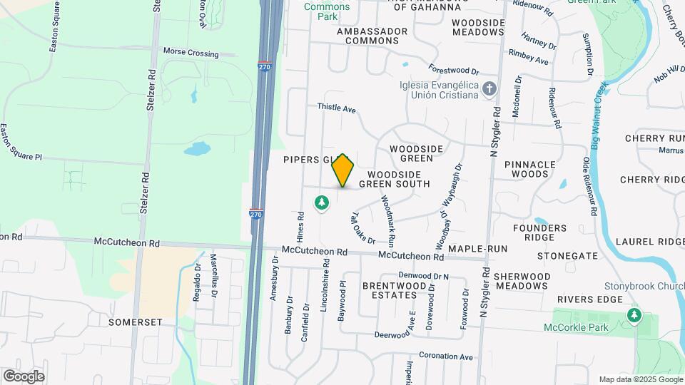 615 Moss Oak Ave Map and Location Details