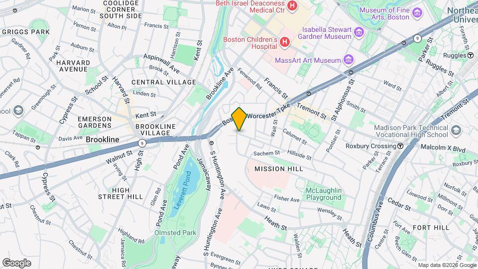 244 Hillside St Map and Location Details