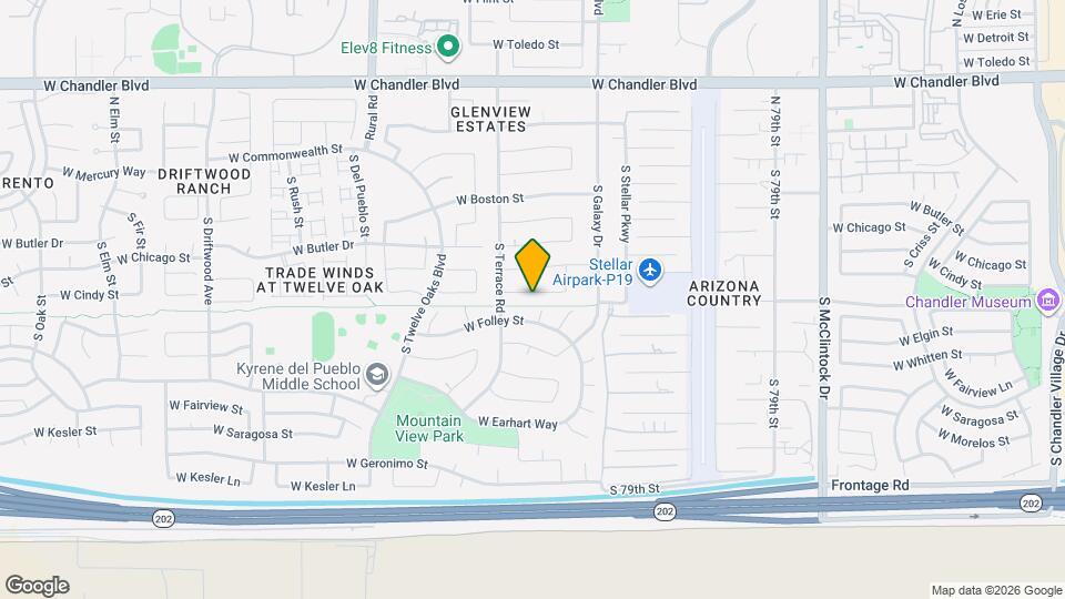 4611 W Milky Way, Unit 150 Map and Location Details