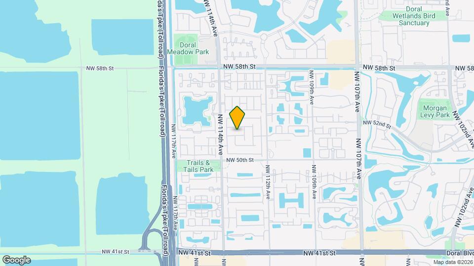 11333 NW 52nd St Map and Location Details