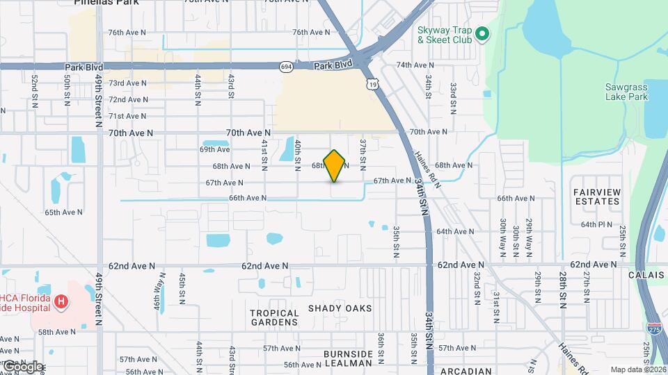 3798 67th Ave N Map and Location Details