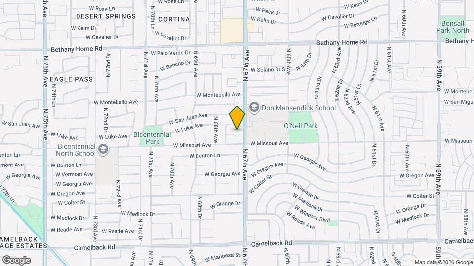 6718 W Marshall Ave Map and Location Details