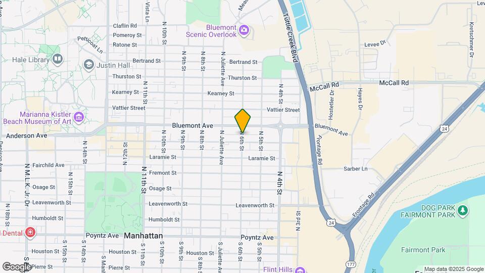 730 N 6th St Map and Location Details