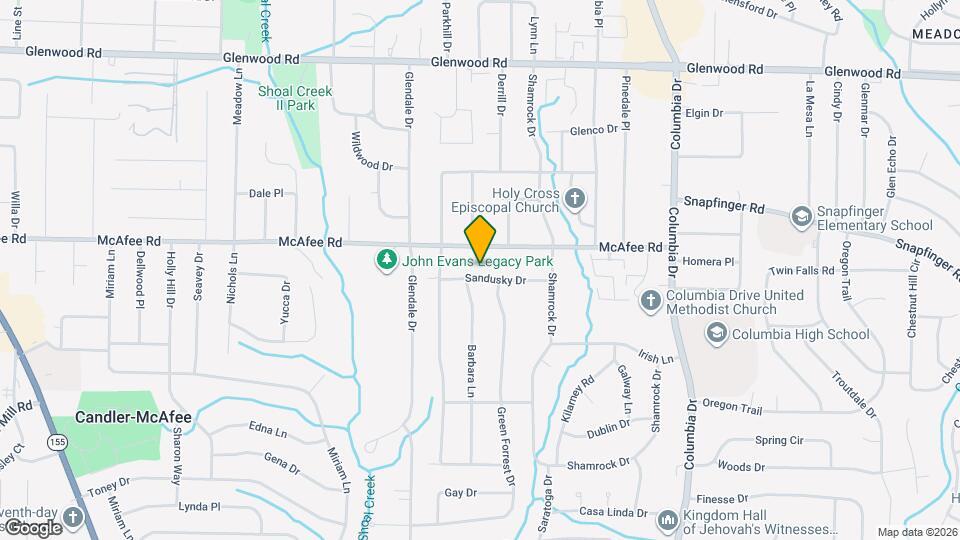 3166 Sandusky Dr Map and Location Details