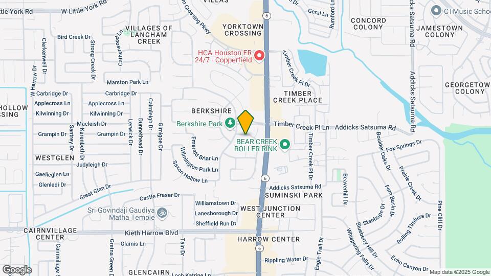 15715 Cheshire Bend Ln Mapa y Detalles de la Ubicación