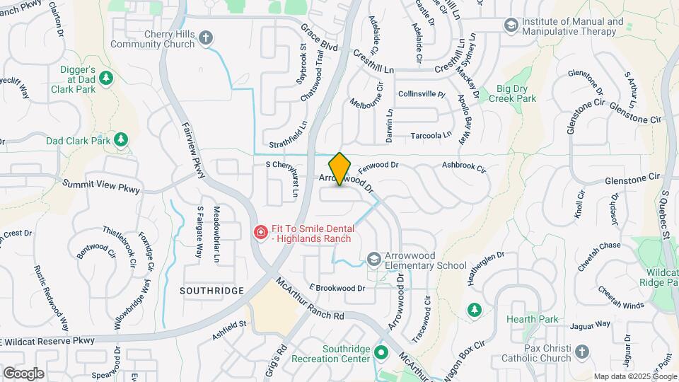 4534 E Lyndenwood Cir Map and Location Details