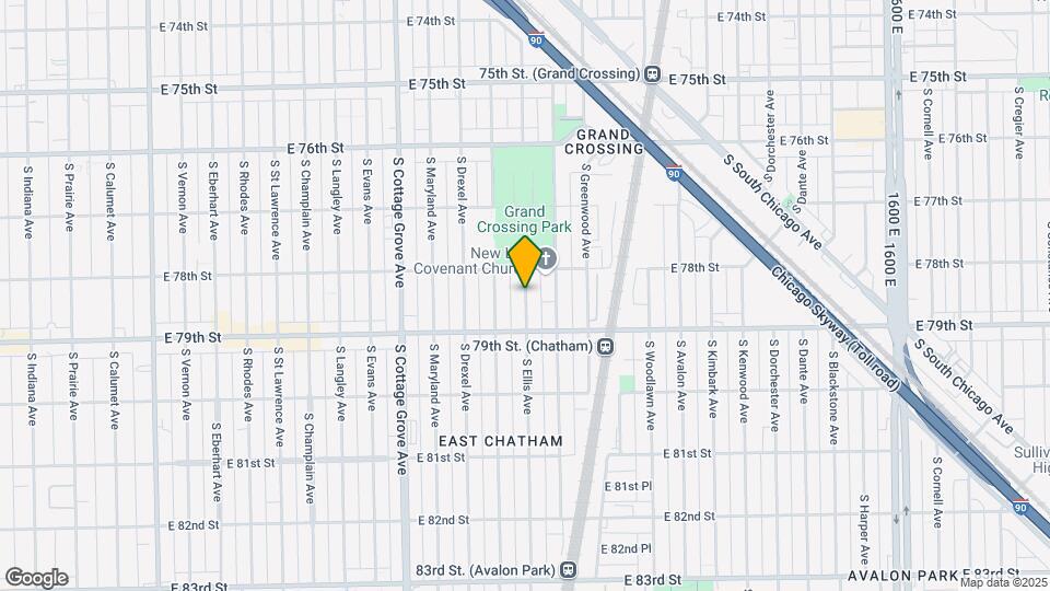 7836 S Ellis Ave Map and Location Details