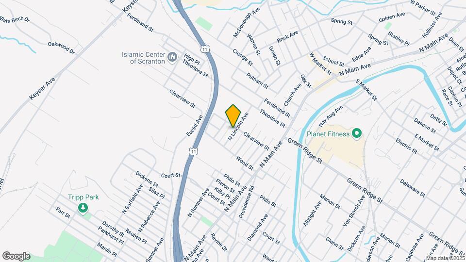 1441 N Lincoln Ave, Unit 1st floor Map and Location Details