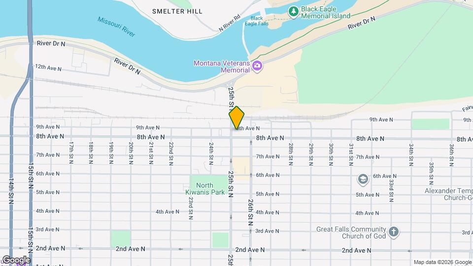 2501 8th Ave N Map and Location Details