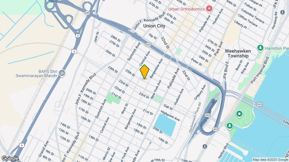 510 25th St Map and Location Details