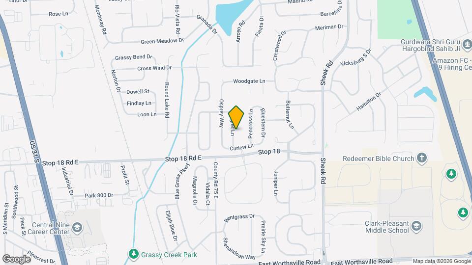 1471 Egret Ln Map and Location Details