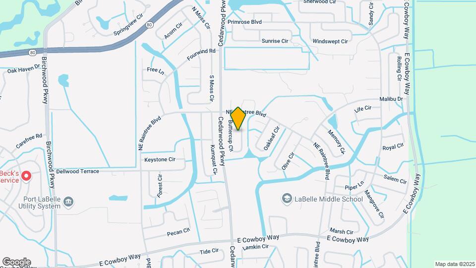 8036 Buttercup Cir Map and Location Details