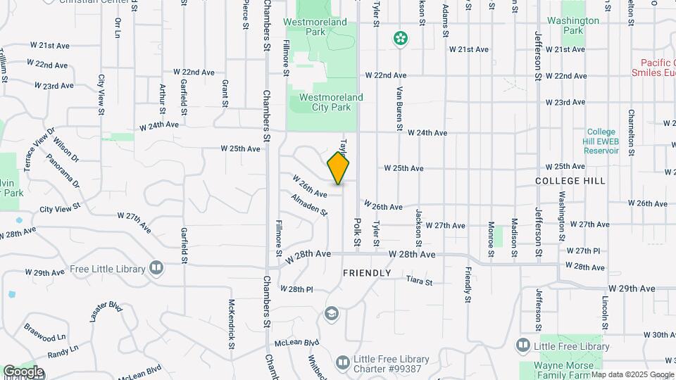 1405 W 26th Ave Mapa y Detalles de la Ubicación